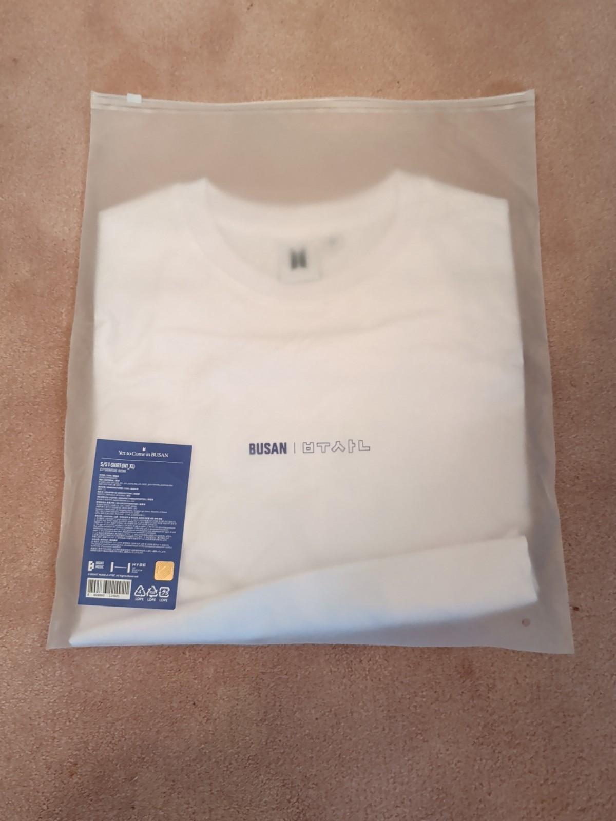 Kpop BTS Yet To Come in BUSAN LOGO Large (XL) T-shirt – USA SELLER 