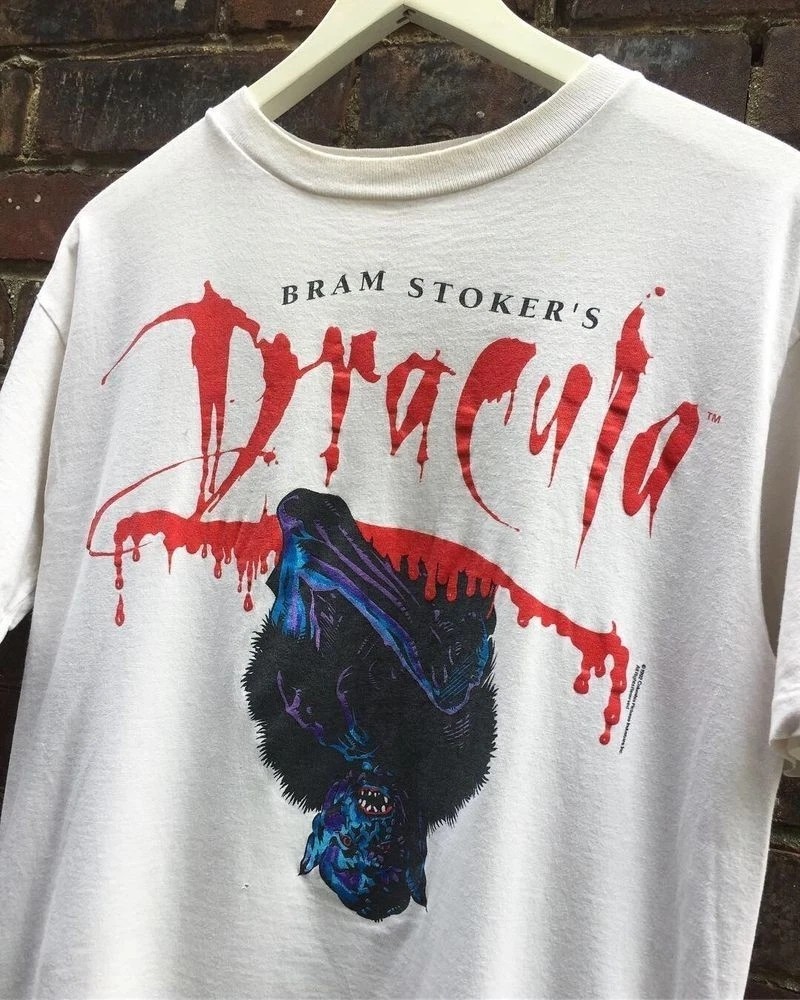 Dracula Bram Stoker Horror Graphic short sleeve T shirt Reprint Unisex S-5XL gallery