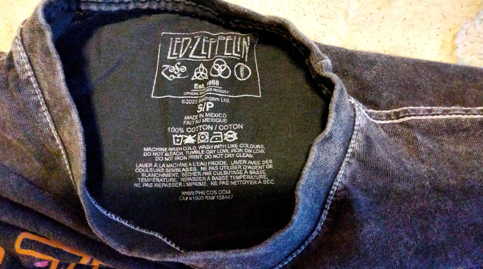 LED ZEPPELIN UNITED STATES OF AMERICA 1977 TOUR SHIRT, MENS BLACK SMALL,... gallery