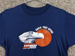 Vintage Davis CA Post Office T Shirt Large *Fits like Small/Medium* 90s USA VTG