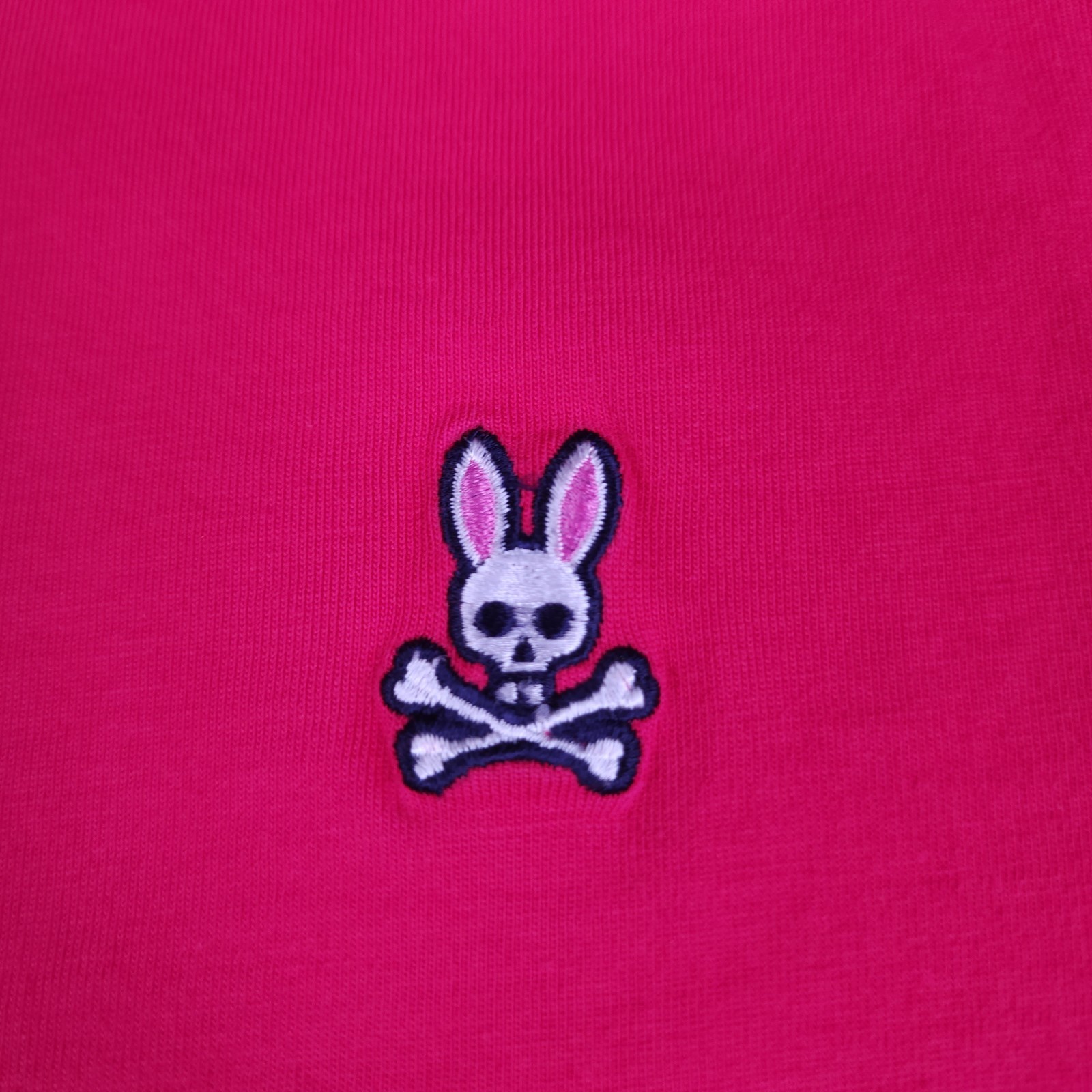 Psycho Bunny T-Shirt Mens 3 Medium Pink Pima Cotton Logo Tee Peru Casual Soft gallery
