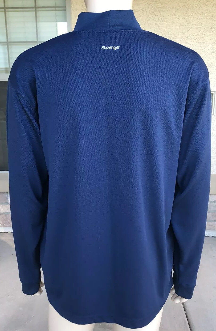 Vintage 90s Slazenger Long Sleeve Outdoor Exercise Shirt Swaziland Made Large gallery