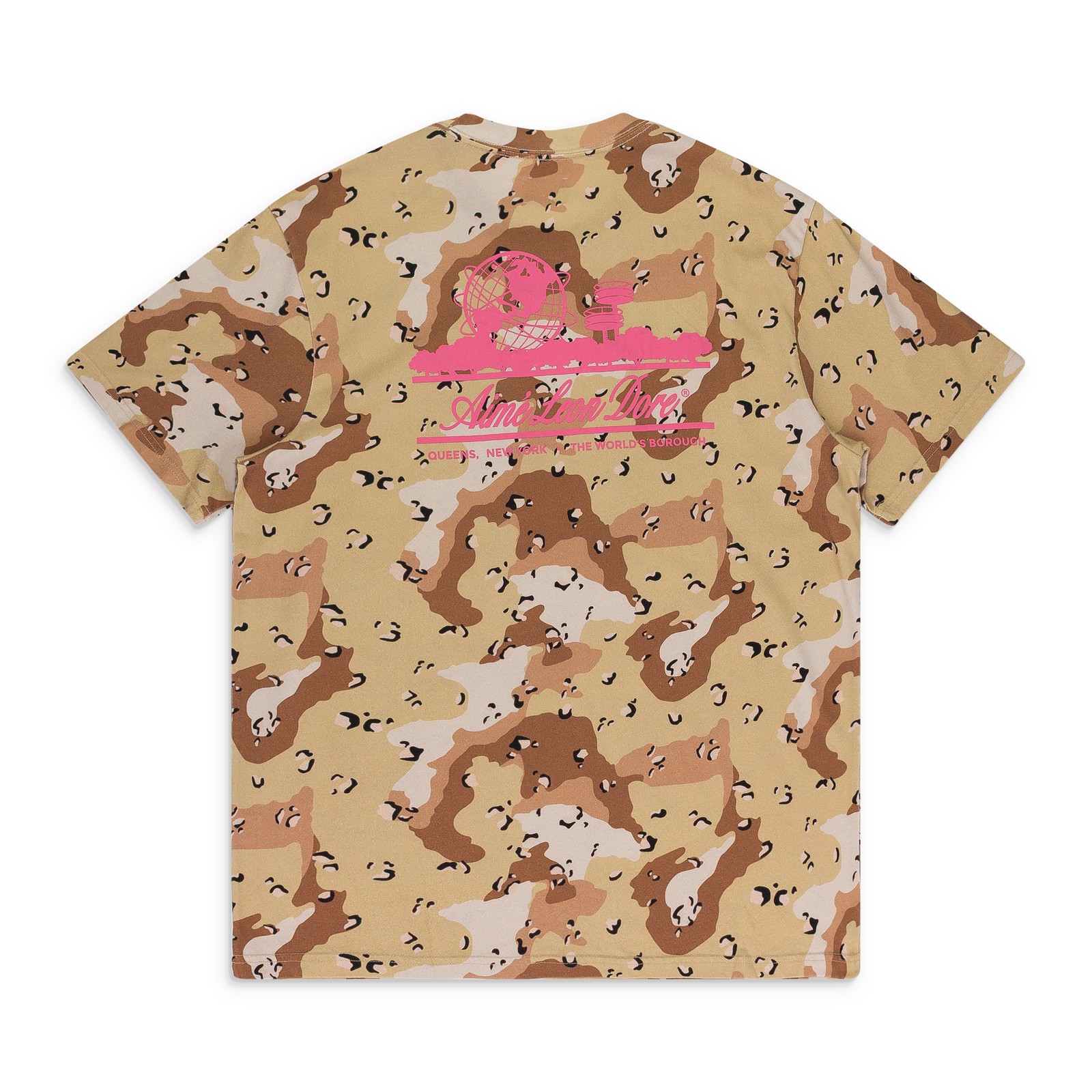 NWT AIME LEON DORE MULTICOLOR CAMO UNISPHERE T-SHIRT SIZE S $100 gallery