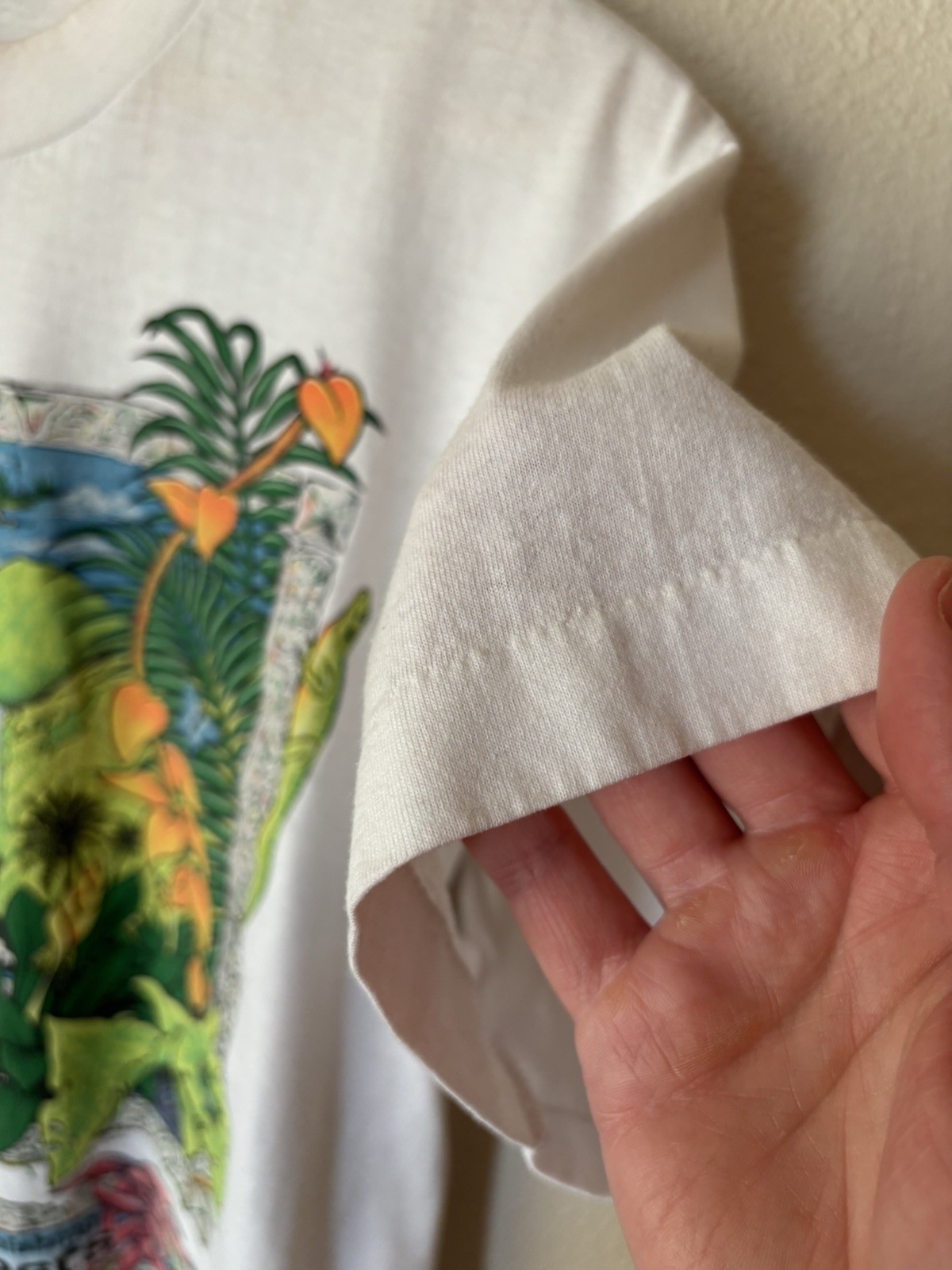 The Living Forest Vintage 90s Single Stitch Treasure Island Toucan T-shirt gallery