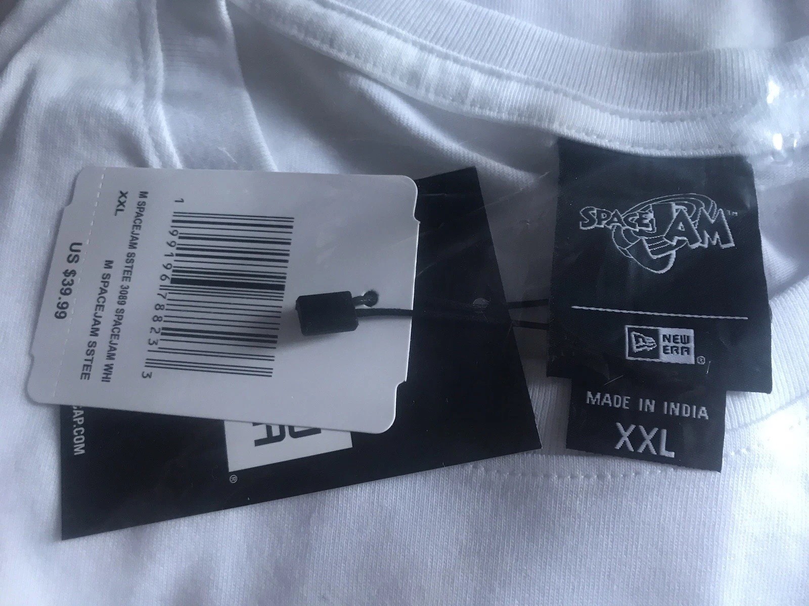 New Era Space Jam 30th Anniversary White Shirt Size Mens XXL BRAND NEW JORDAN gallery