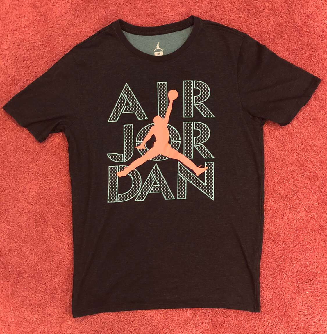 Nike Air Jordan Dri-fit Jumpman Stretch Black Graphite T-shirt Men’s Sz. Medium