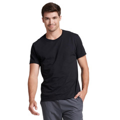 Russell Athletic Mens Cotton Performance Short Sleeve T-Shirt T Small, Black