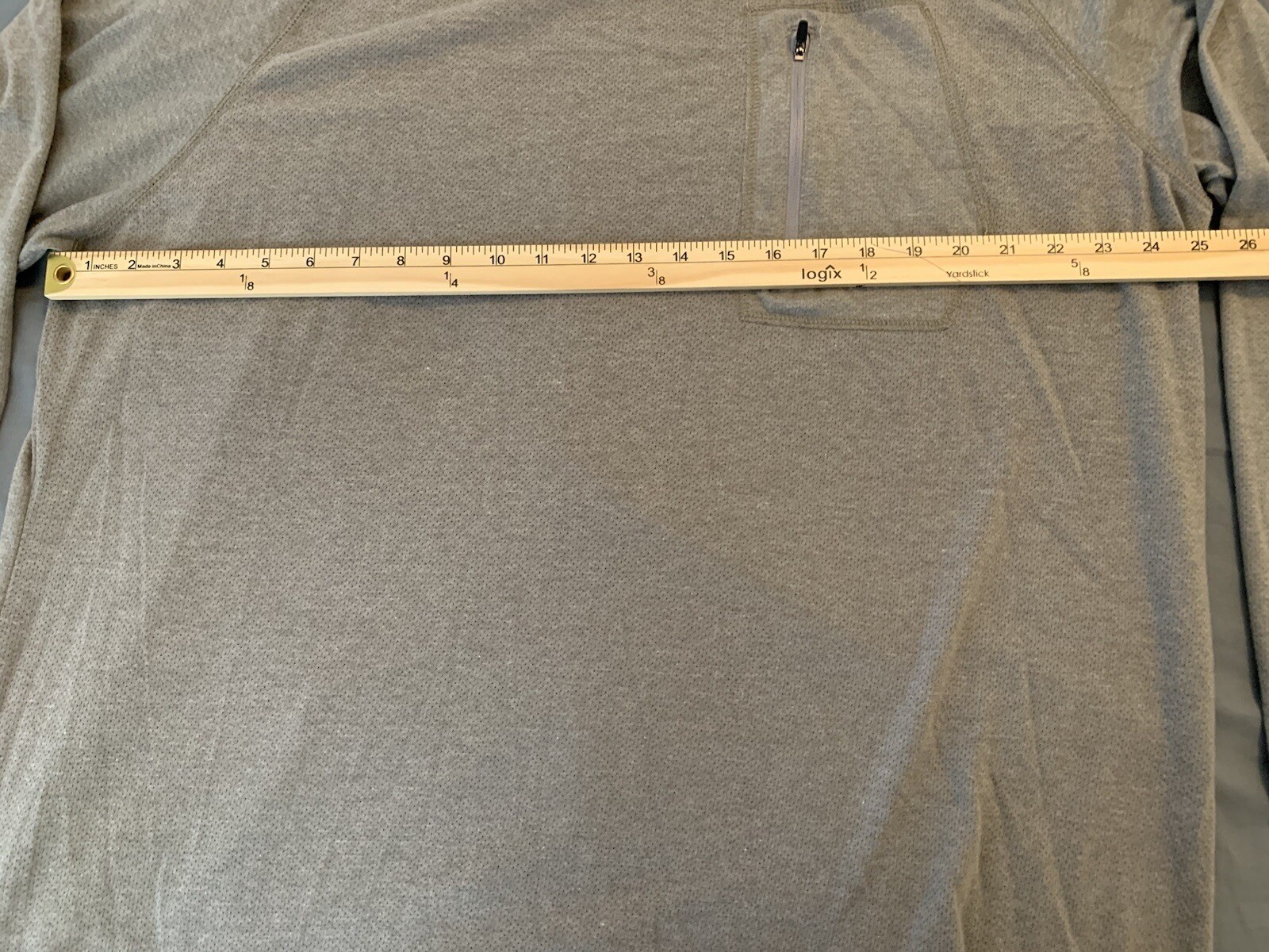 RIDGECUT TOUGHWEAR 2X-LARGE MEN'S LONG SLEEVE THERMAL GRAY POCKET gallery