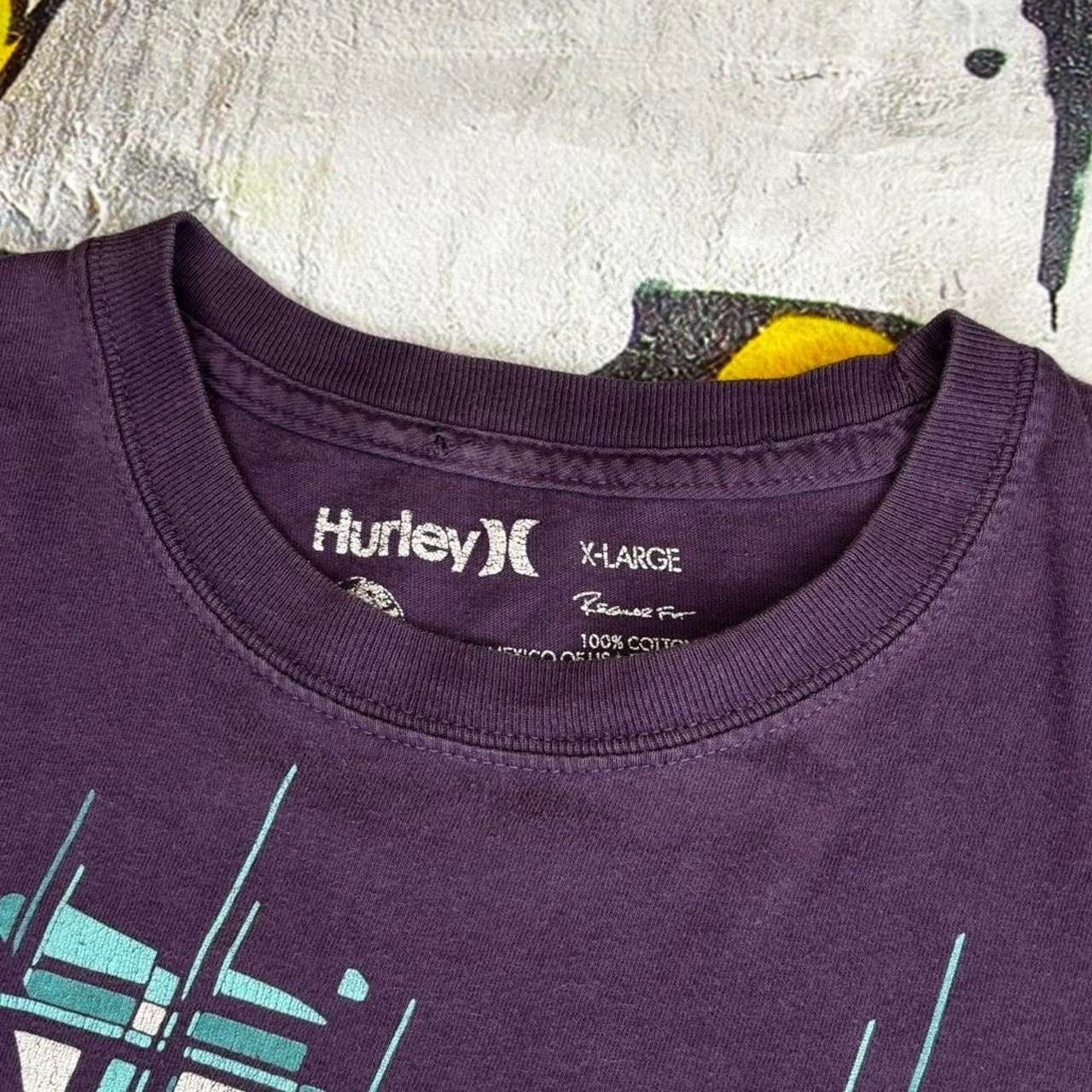 Hurley graphic tee purple gallery