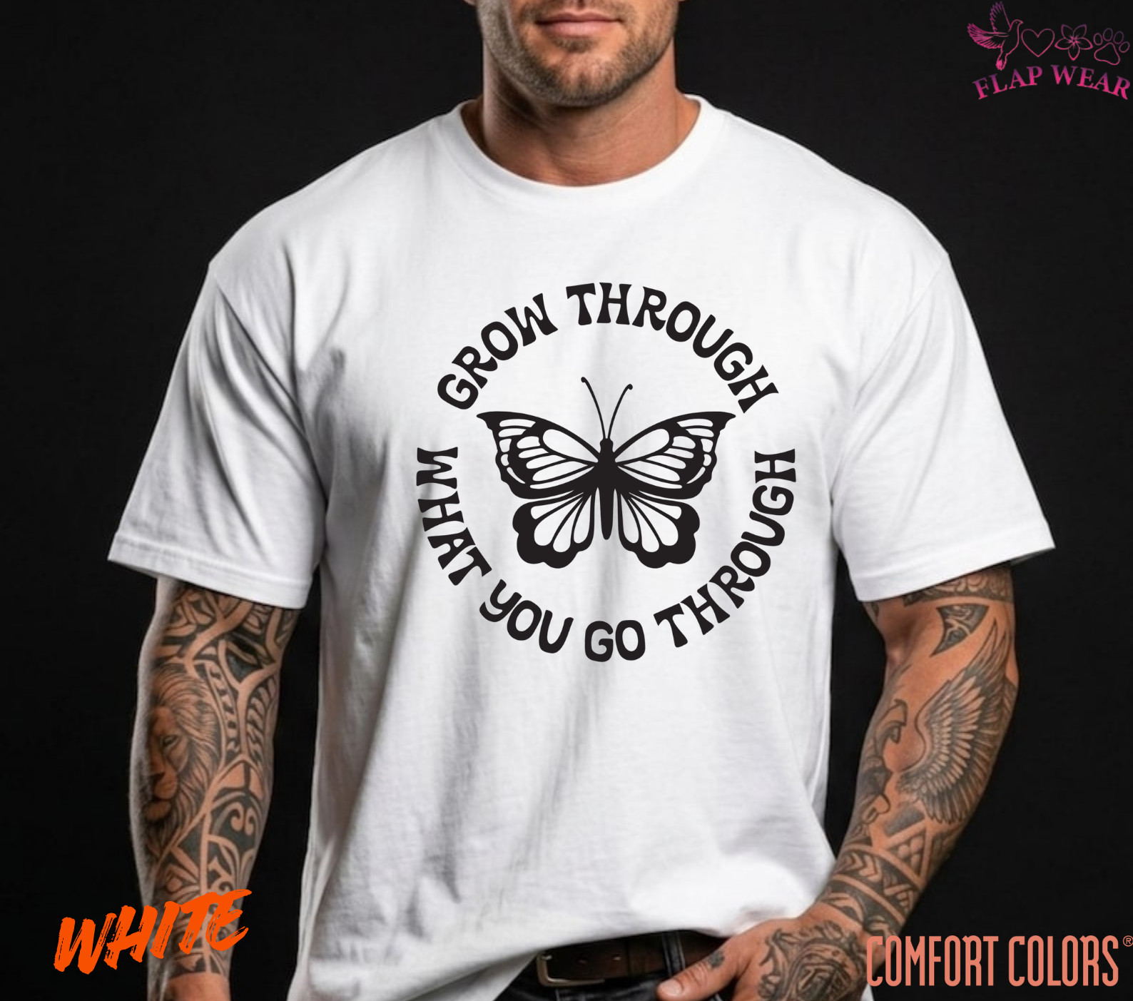 Unisex Grow Through What T-Shirt, Men T shirt,Women T shirt Gift Religion Top gallery
