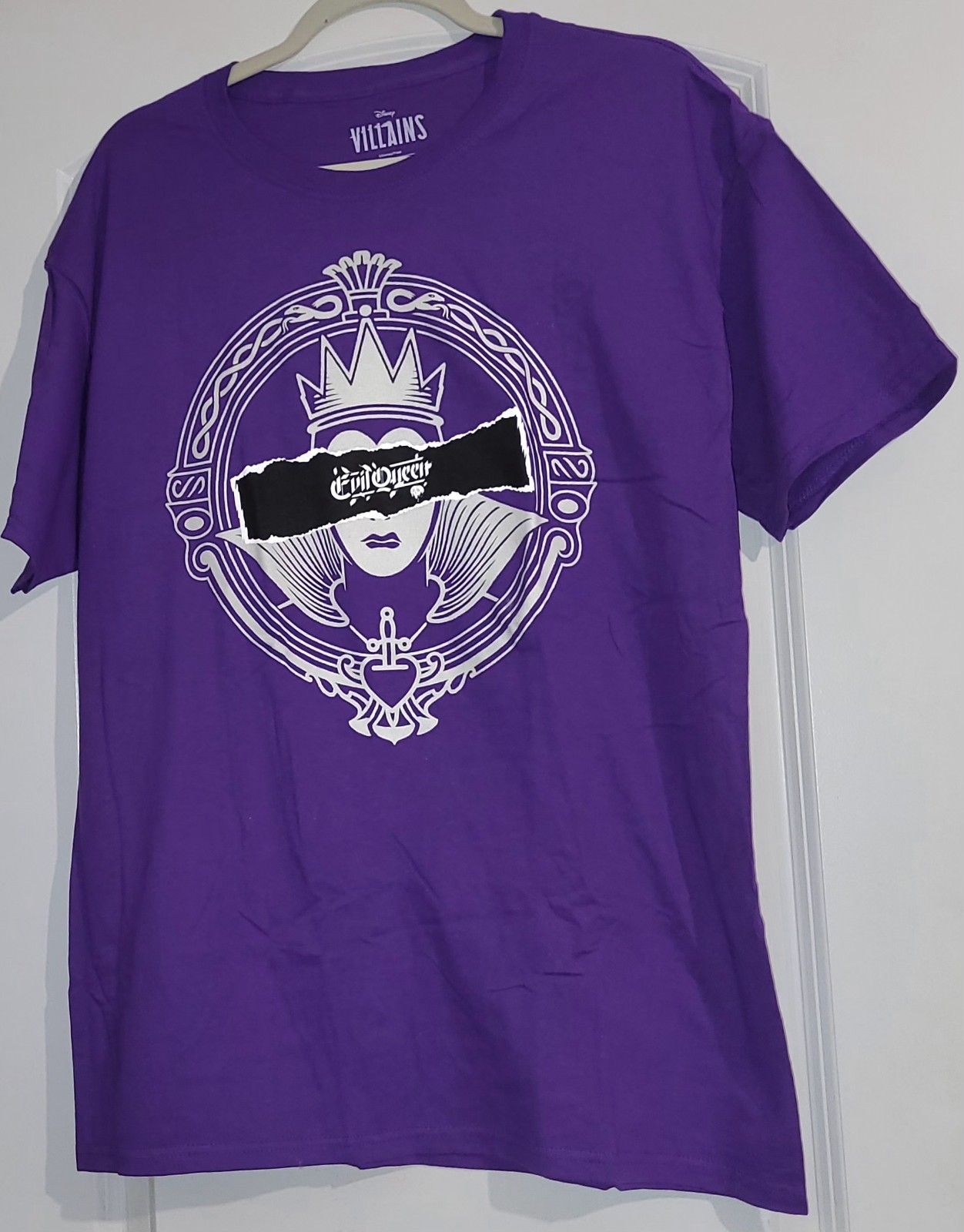 Disney Villains Evil Queen Purple Adult Graphic T Shirt L Large NEW Loot Crate gallery