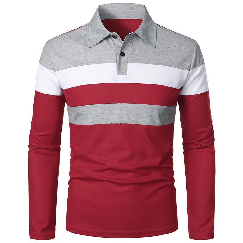 Camisa De Manga Larga Moda Casual Primavera Otoño Camiseta Estampado Para Hombre gallery