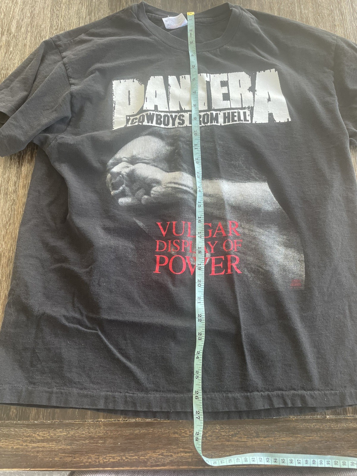 Vintage Original Pantera Vulgar Display Of Power Album Tee Shirt- XL gallery