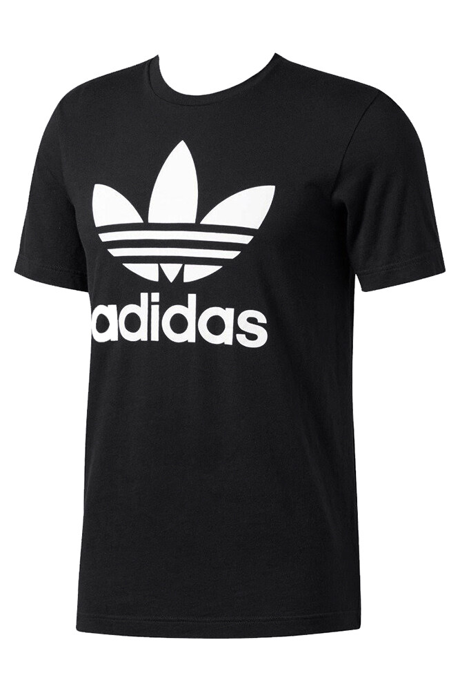 Adidas Men's T-Shirt Trefoil Logo Design Graphic Classic Short Sleeve Shirt gallery
