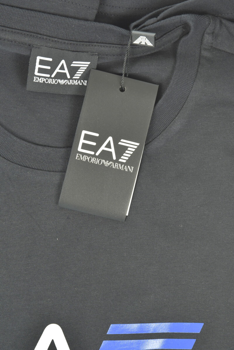 Emporio Armani EA7 T-Shirt Sweatshirt Man Black 6YPTC0PJH7Z 1200 Sz L MAKE OFFER gallery