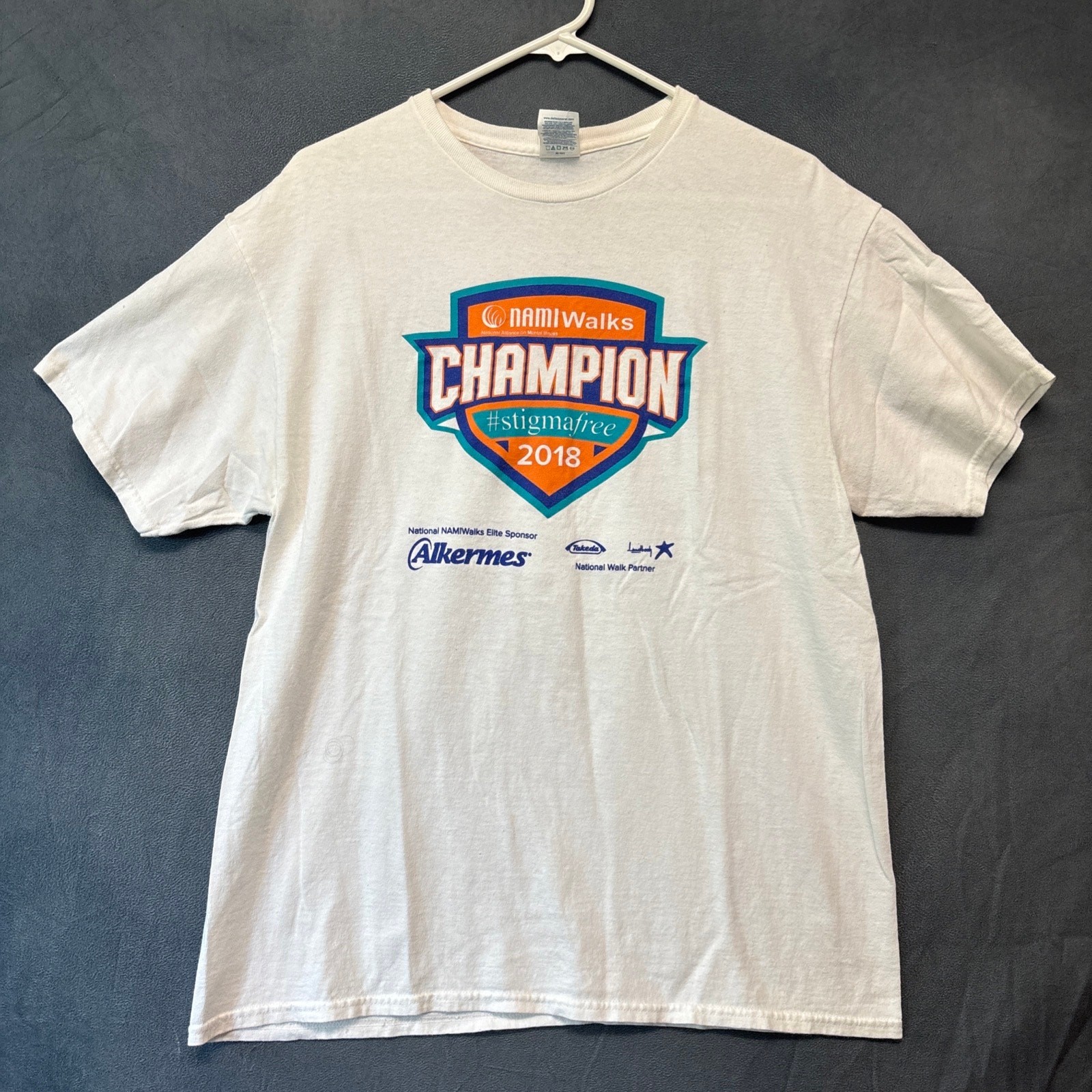 2018 NAMI Walk Champion Shirt Stigma Free Mental Health Walk Run Jog Fresno CA