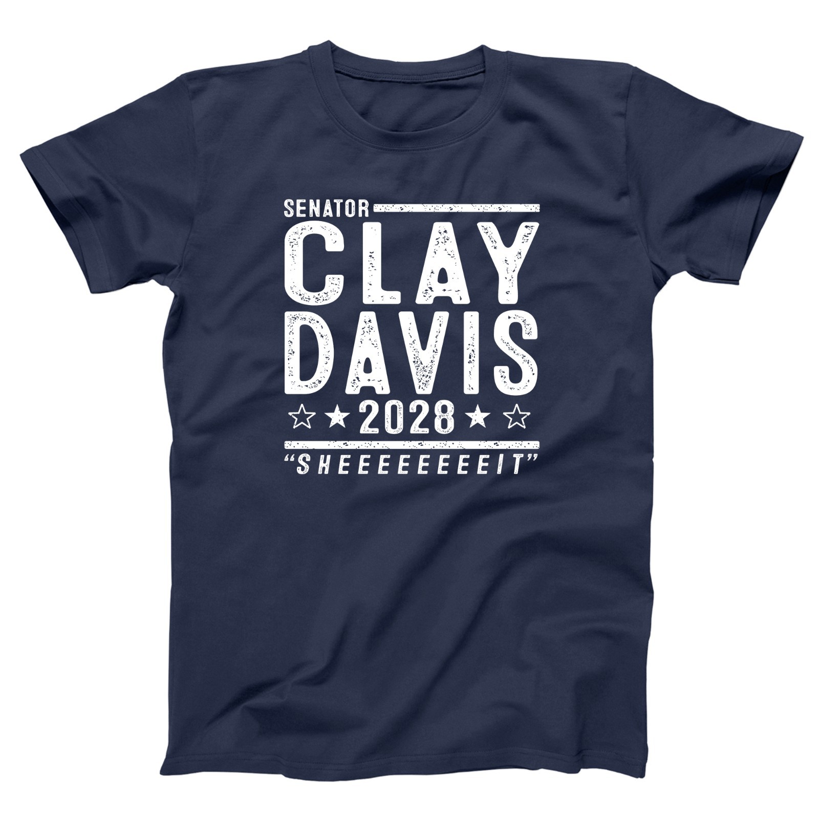 Sen Clay Davis 2028 Election humor - Sheeeit - funny wire tv show Soft T-shirt gallery