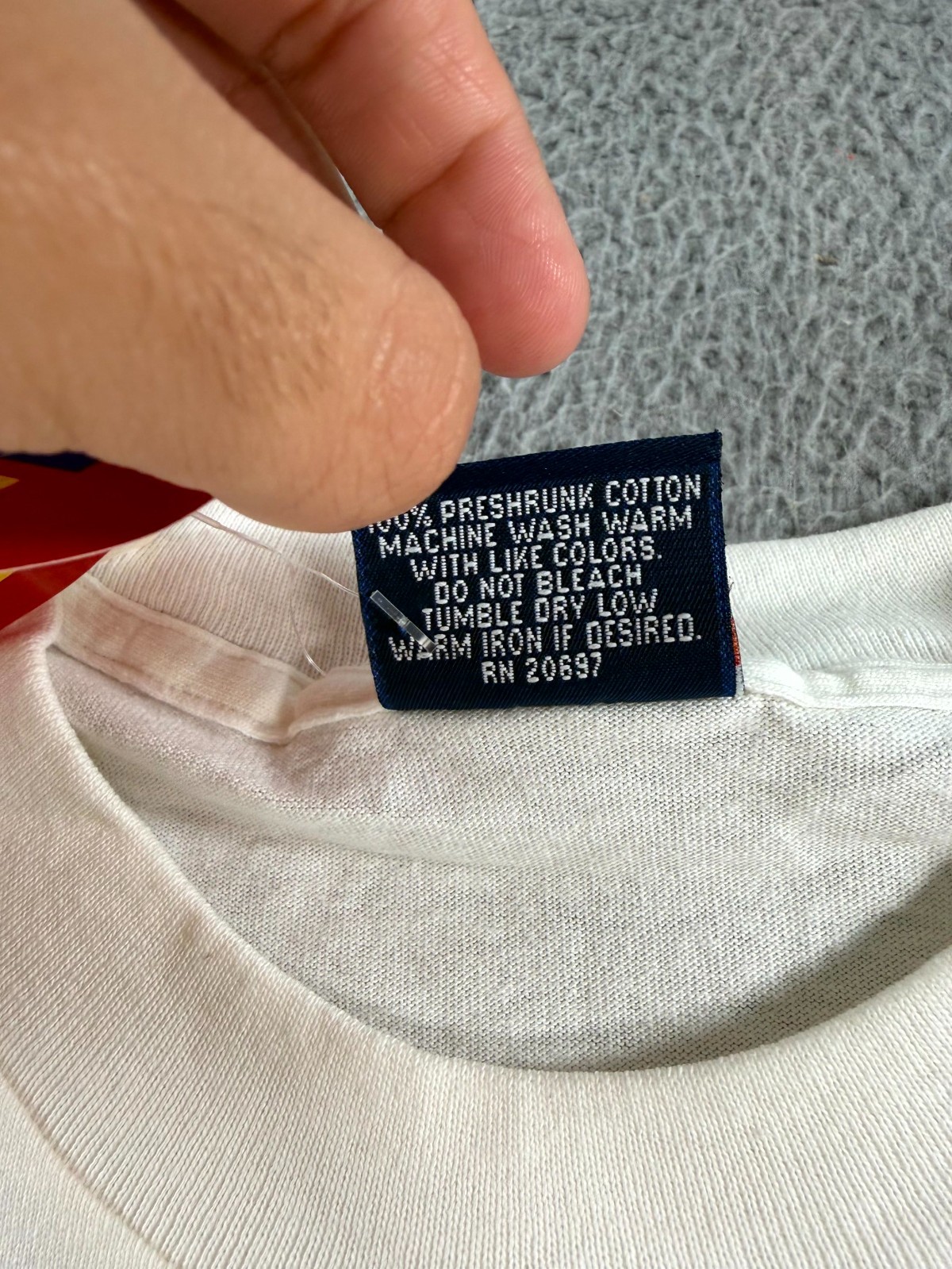 Vintage Dickies Shirt Men's XL White Cotton Utility Pocket Tee USA Deadstock NWT gallery