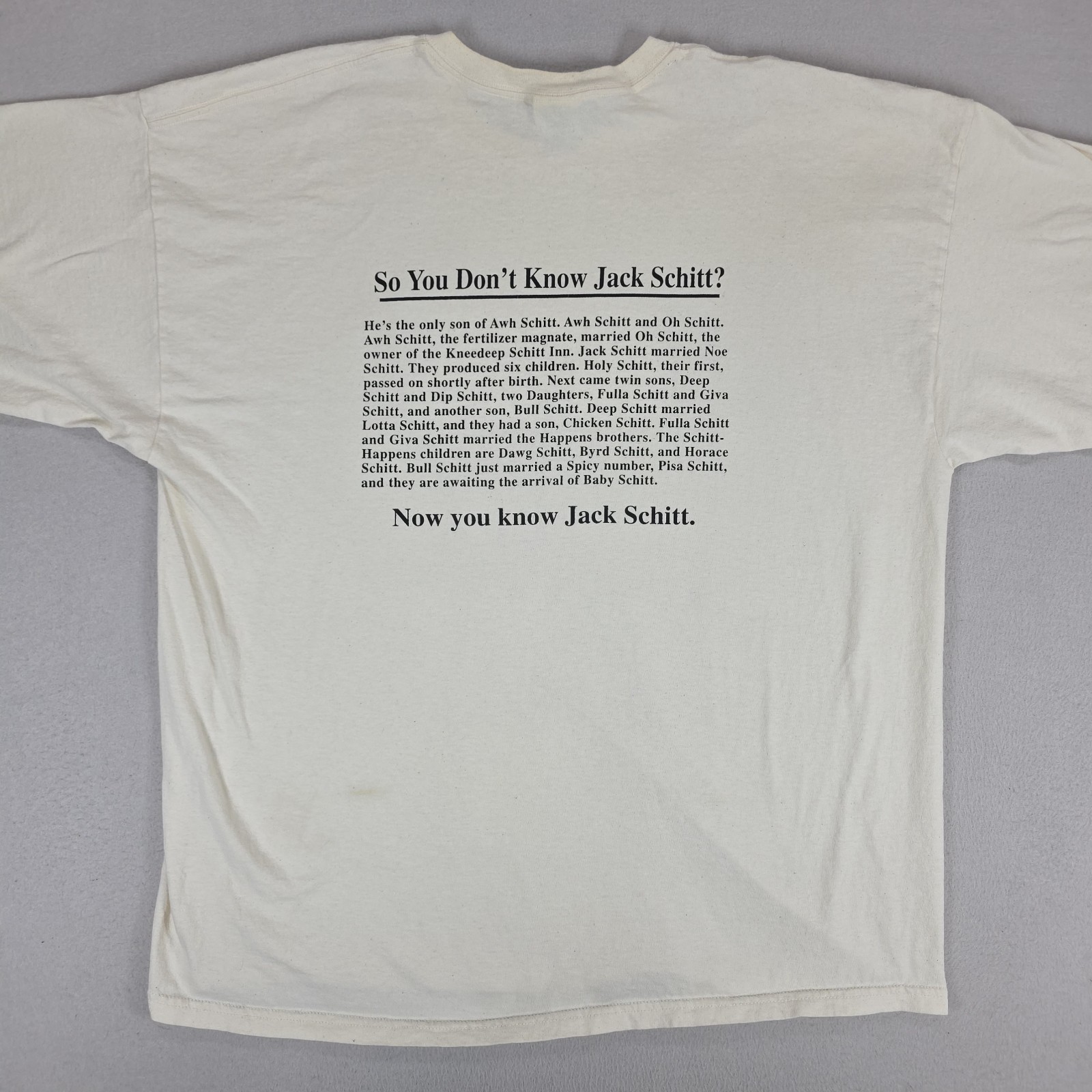 I Know Jack Shirt Mens 2XL Double Sided Western Lynchburg Cowboy Funny Comic gallery