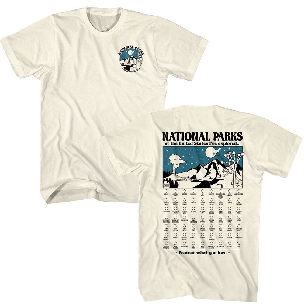 National Parks Check List Natural Brands Shirt gallery