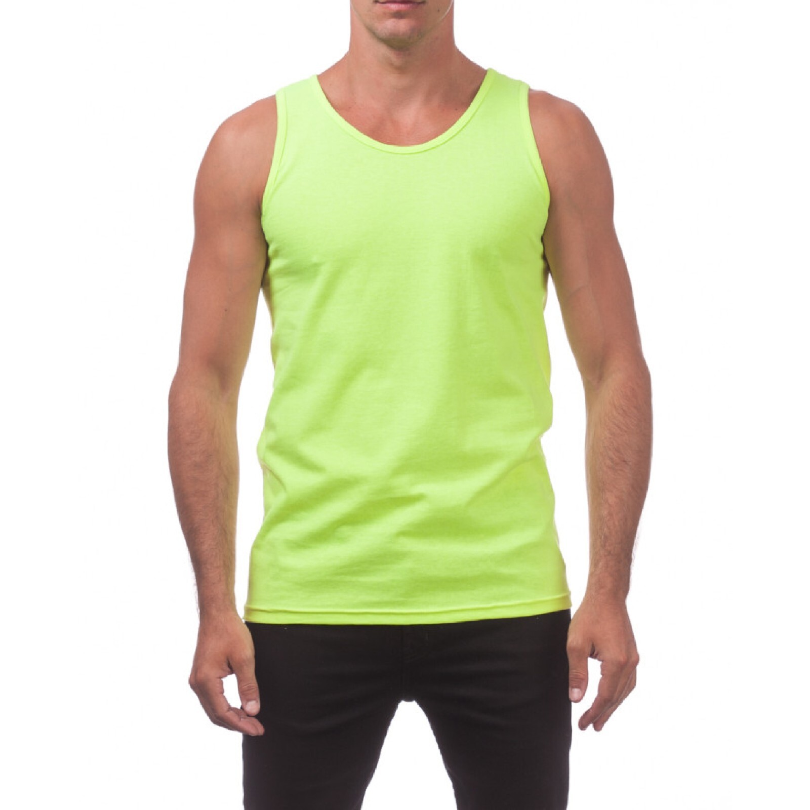 PROCLUB MENS COMFORT TANK TOP PRO CLUB CASUAL SLEEVELESS TANK TOP GYM SUMMER gallery