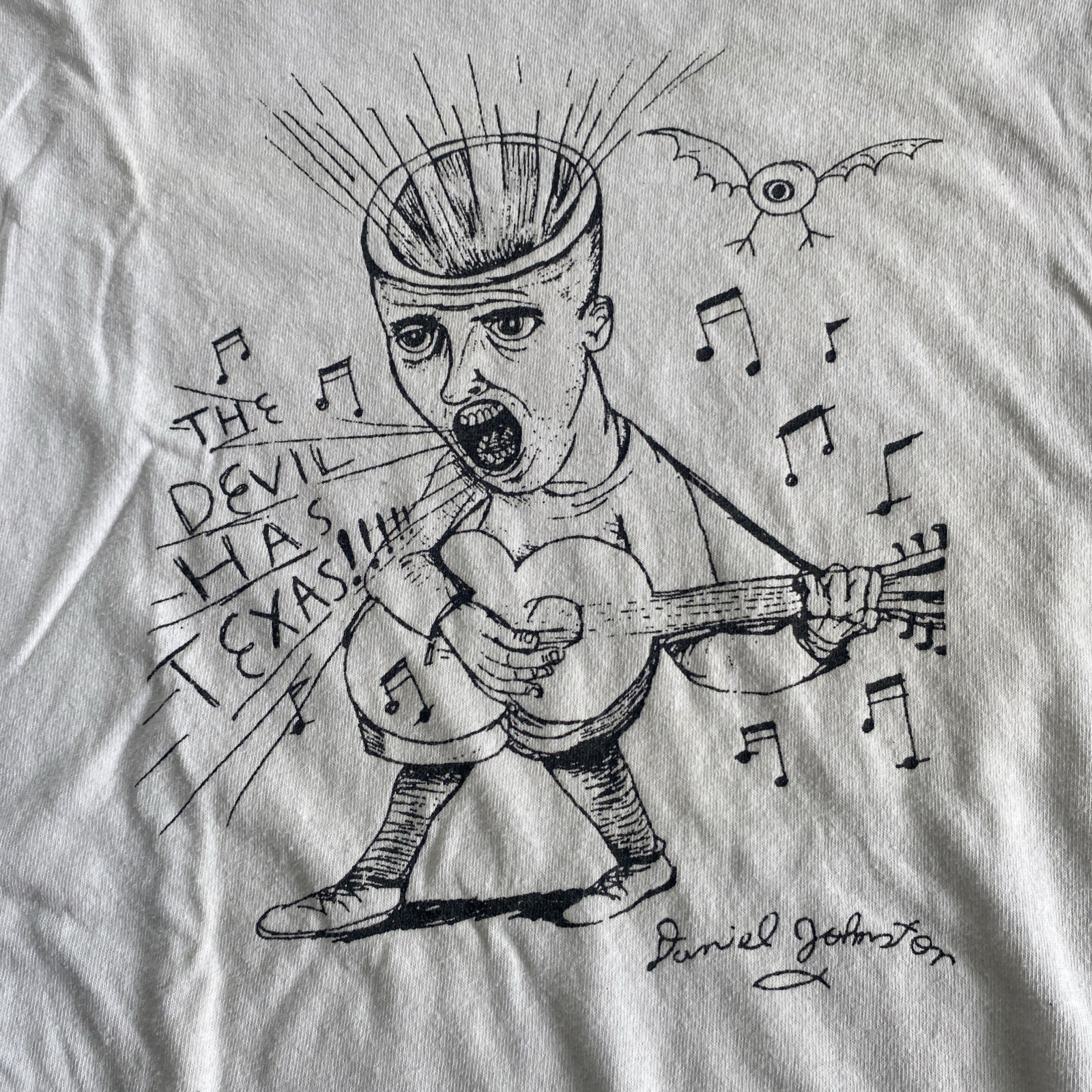 2002 Daniel Johnston The Devil Has Texas Men’s Large gallery