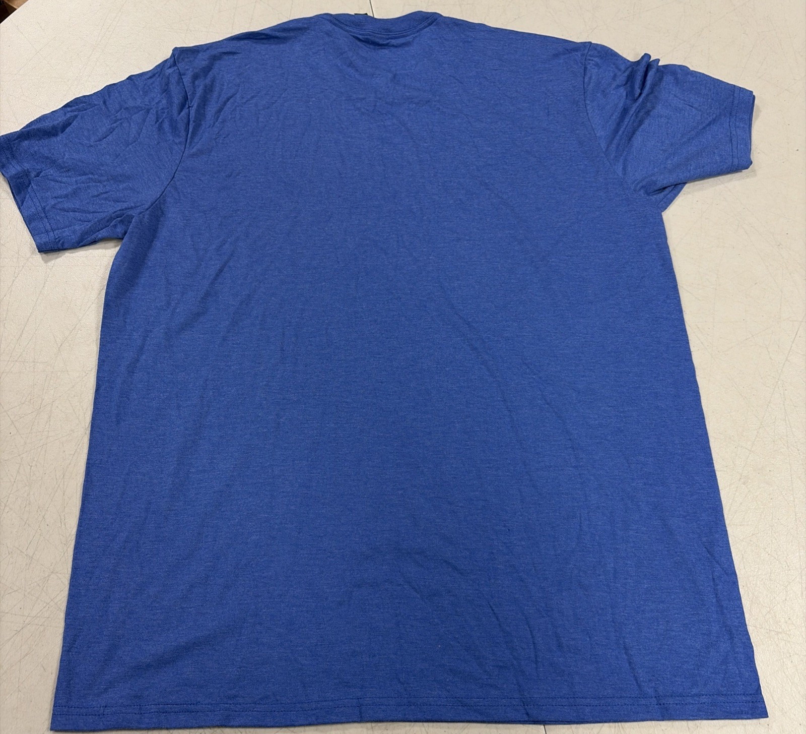 District Perfect Tri DTG Crew-Neck Adult T-Shirt Short Sleeve Blue Size XL New gallery