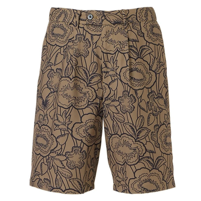 Onitsuka Tiger PRINTED SHIRT & SHORTS 100% Polyester Botanical Art JAPAN NEW gallery