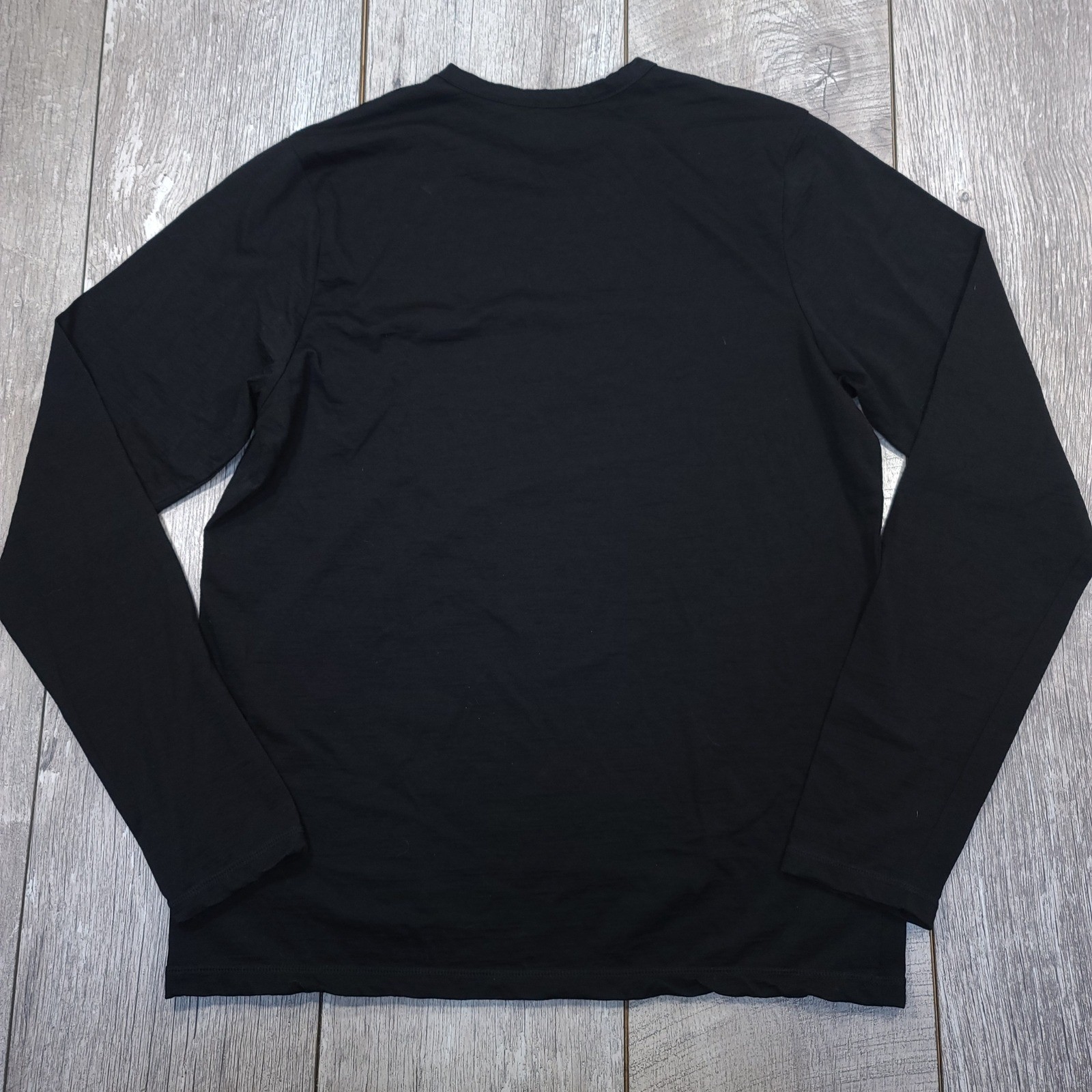 True North Long Sleeve T-Shirt Mens Small Black Merino Wool Blend Base Layer gallery
