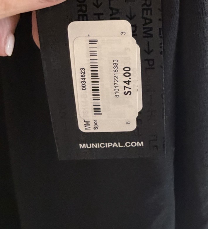 Municipal Men’s Sport Utility Long Sleeve Hooded T-Shirt Black XL NEW W/TAGS gallery