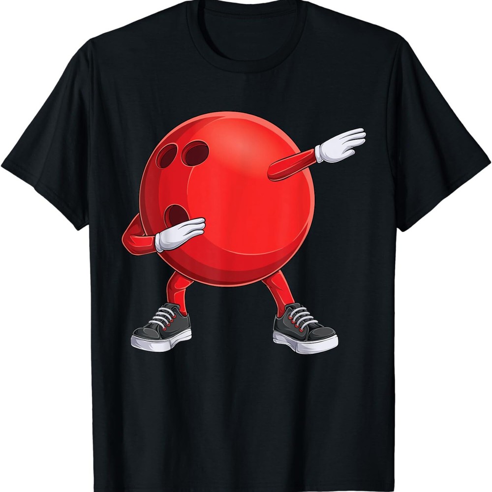 2025/Funny Fun Dab Bowling Ball Bowler Bowling Player Unisex T-Shirt