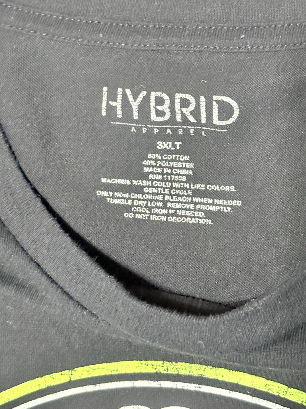 Hybrid On The Fly Fishing Guides Tee Shirt Men’s 3XLT Black gallery