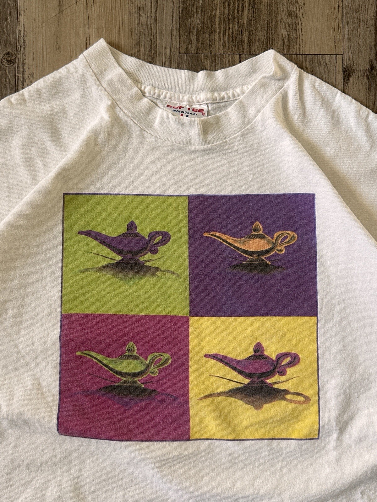Vintage 90s MoMa Aladdin Museum Of Modern Art NYC T Shirt Sz XL GRAIL RARE 1992 gallery
