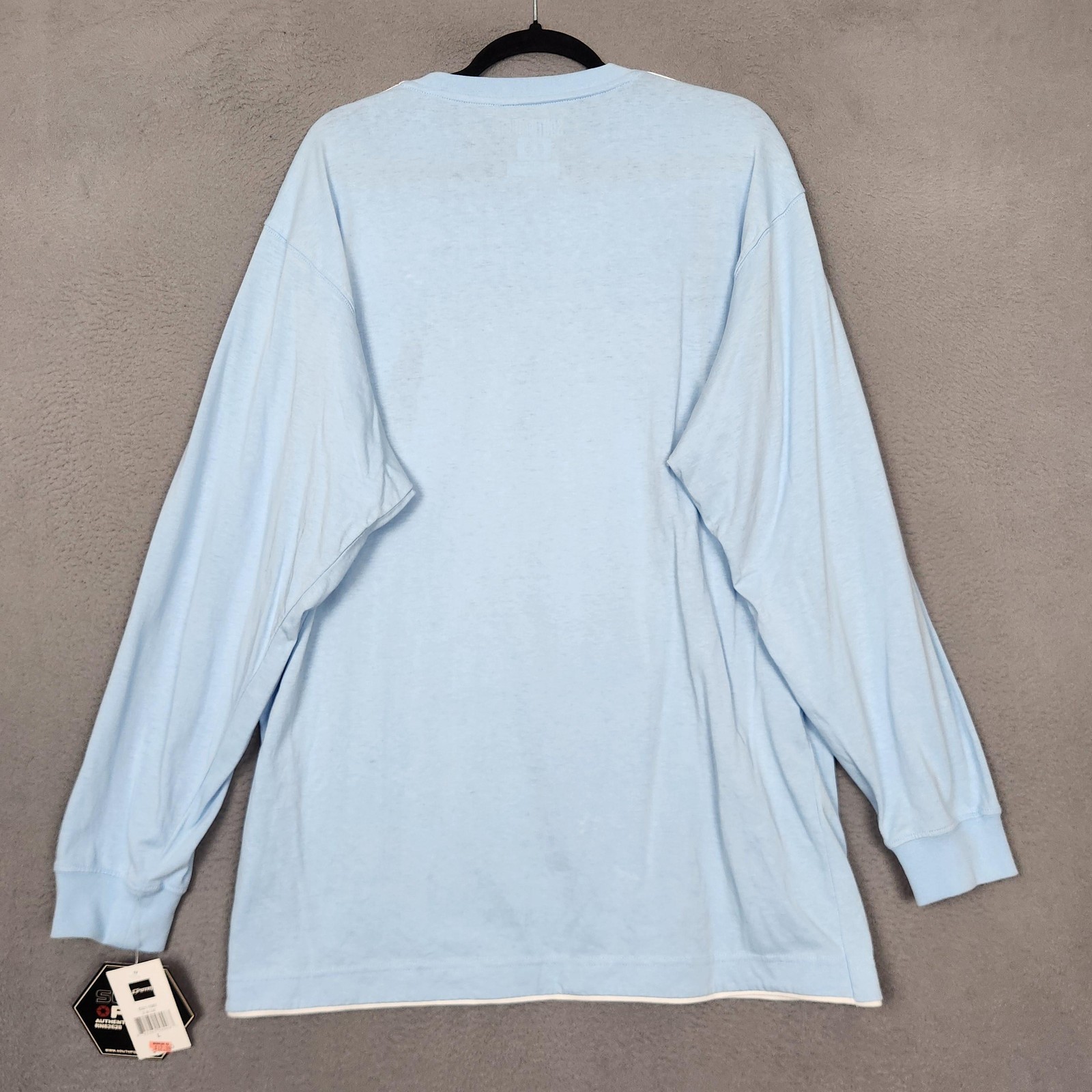 Southpole Shirt Mens Large Blue Long Sleeve Tagless Crewneck Logo Jersey gallery