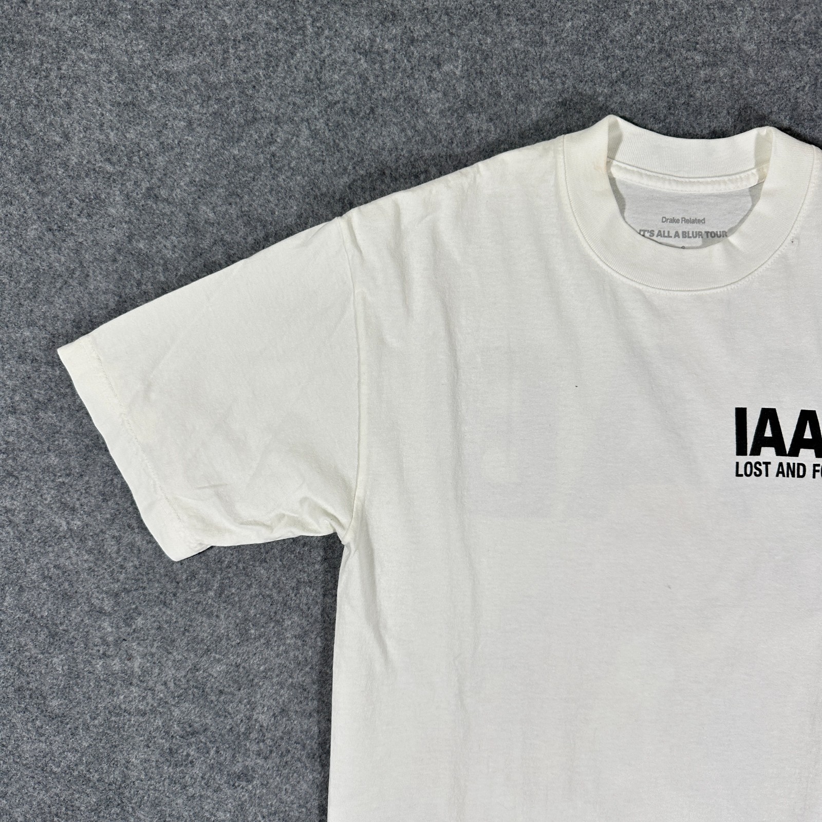 Drake Its All A Blur IAAB Tour Shirt Lost & Found 21 Savage OVO - Size Small gallery
