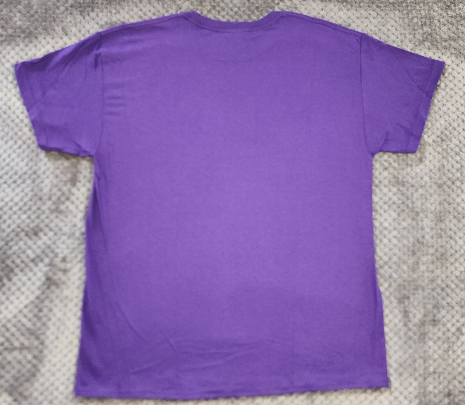 Gildan Adult Purple Pre-Shrunk Heavy Cotton Crew Neck T-Shirt Size XL gallery