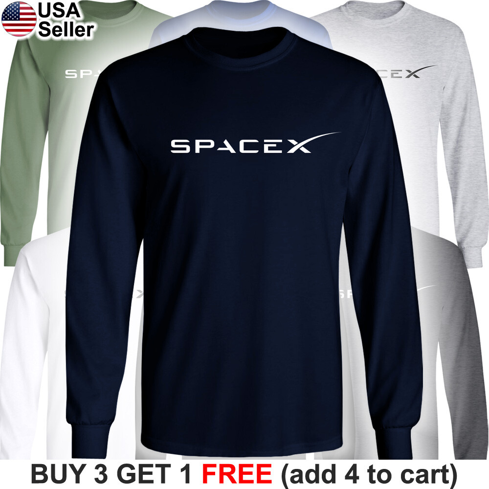 SpaceX Long T-Shirt Space X Exploration Aerospace NASA Elon Musk Men gallery
