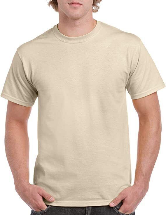 Gildan 3-PACK Men's Heavy Cotton T-Shirt (Pack of 3) Bulk Lot Solid Blank 5000 gallery