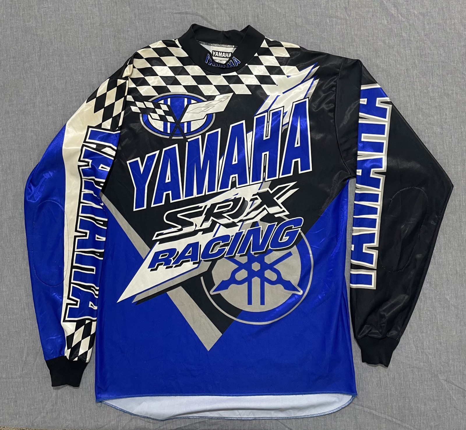 Vintage 90s Yamaha Motocross Racing Jersey SRX racing made in USA size L/XL gallery