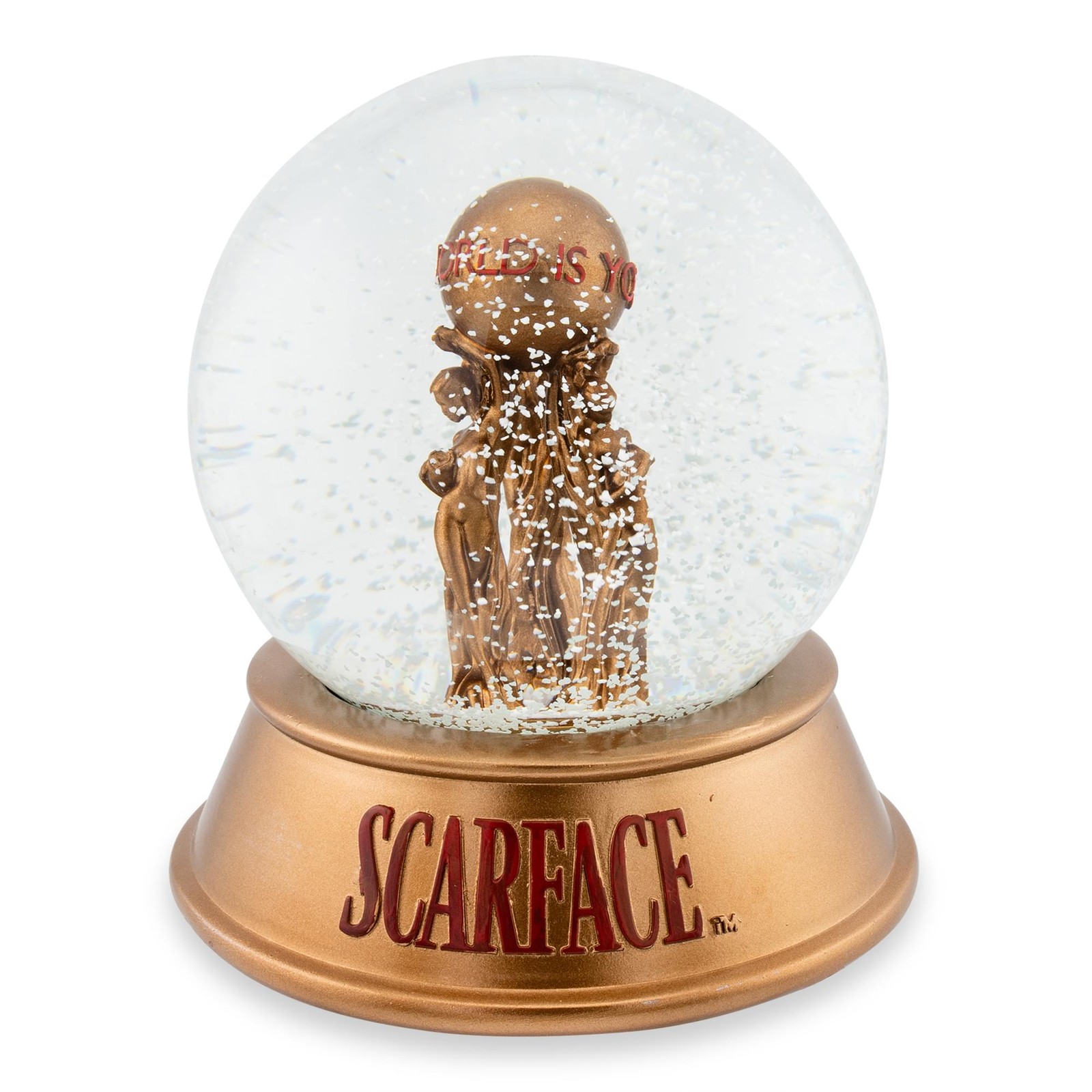 Scarface “The World Is Yours” Snow Globe | 6 Inches Tall