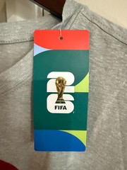 FIFA Official Licensed World Cup T Shirt XL Gray BRAND NEW WITH TAGS!!!!!