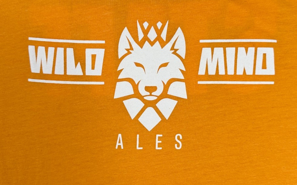 Wild Mind Ales Brewhouse Minneapolis Staff T-Shirt Orange Size L NEW gallery