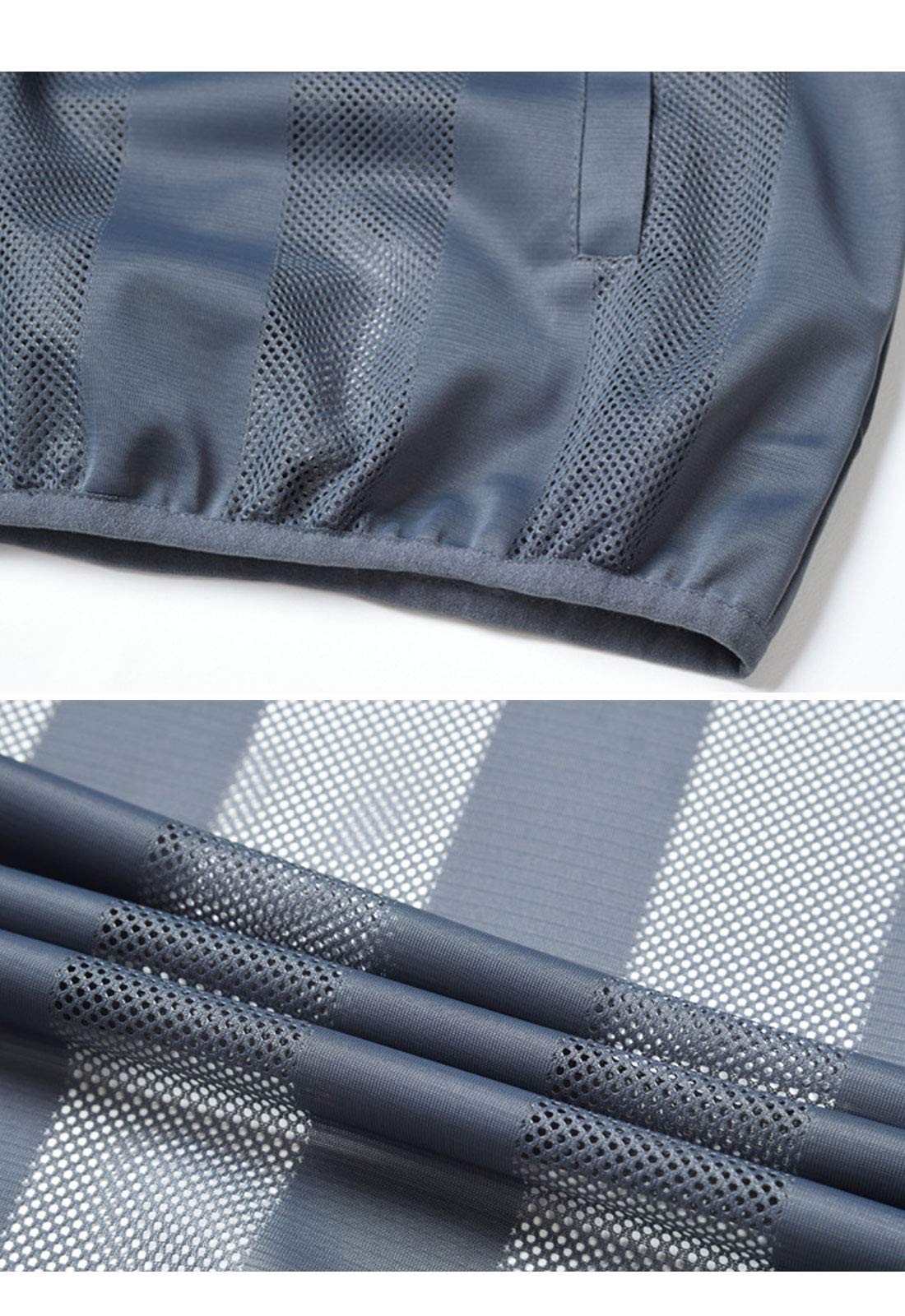Men's Summer Stand Collar Lightweight Breathable Mesh Cycling Travel Zip Vest... gallery