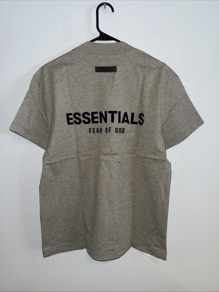 NWT FEAR OF GOD ESSENTIALS T-SHIRT SS22 "Dark Oatmeal" AUTHENTIC (SIZE XXS-XXL) gallery