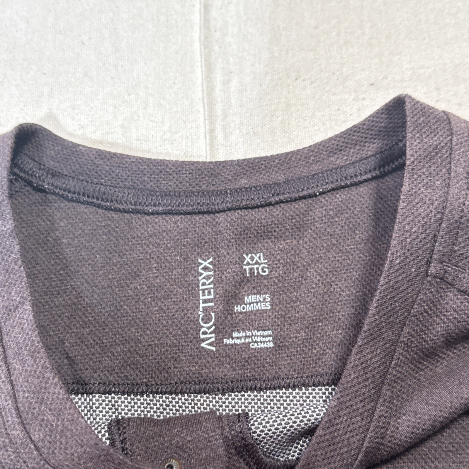 ARC'TERYX Sirrus LS Henley Shirt Mens XXL Carob Long Sleeve Thermal NWT gallery