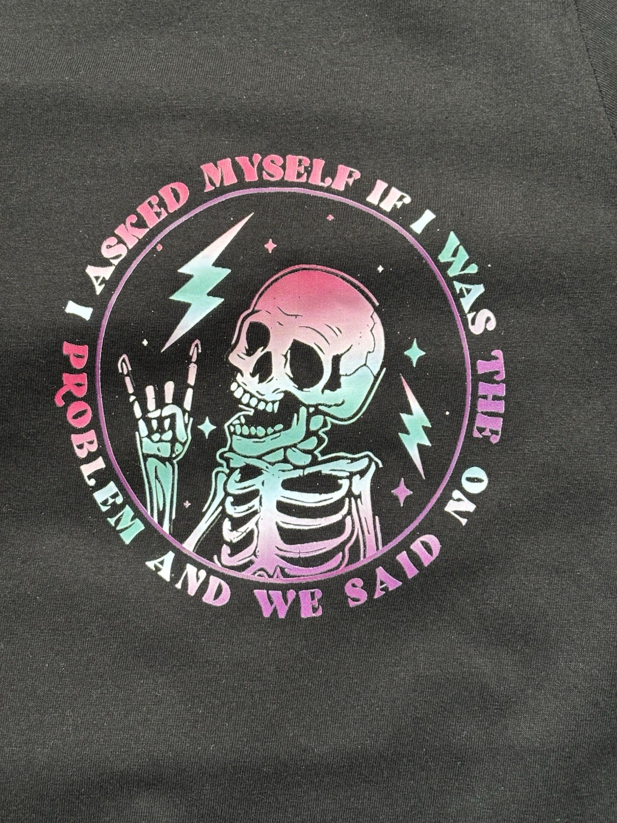 Black Short Sleeve T-Shirt Large: Digiprint Apparel Graphic Print 100 Cotton gallery