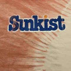 Sunkist Men’s Shirt Tie-dye Size Small 100% Cotton