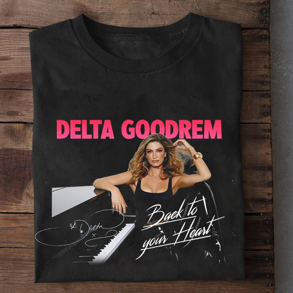 Delta Goodrem back to your heart Gift For Fan Black All Size Shirt HE1603 gallery
