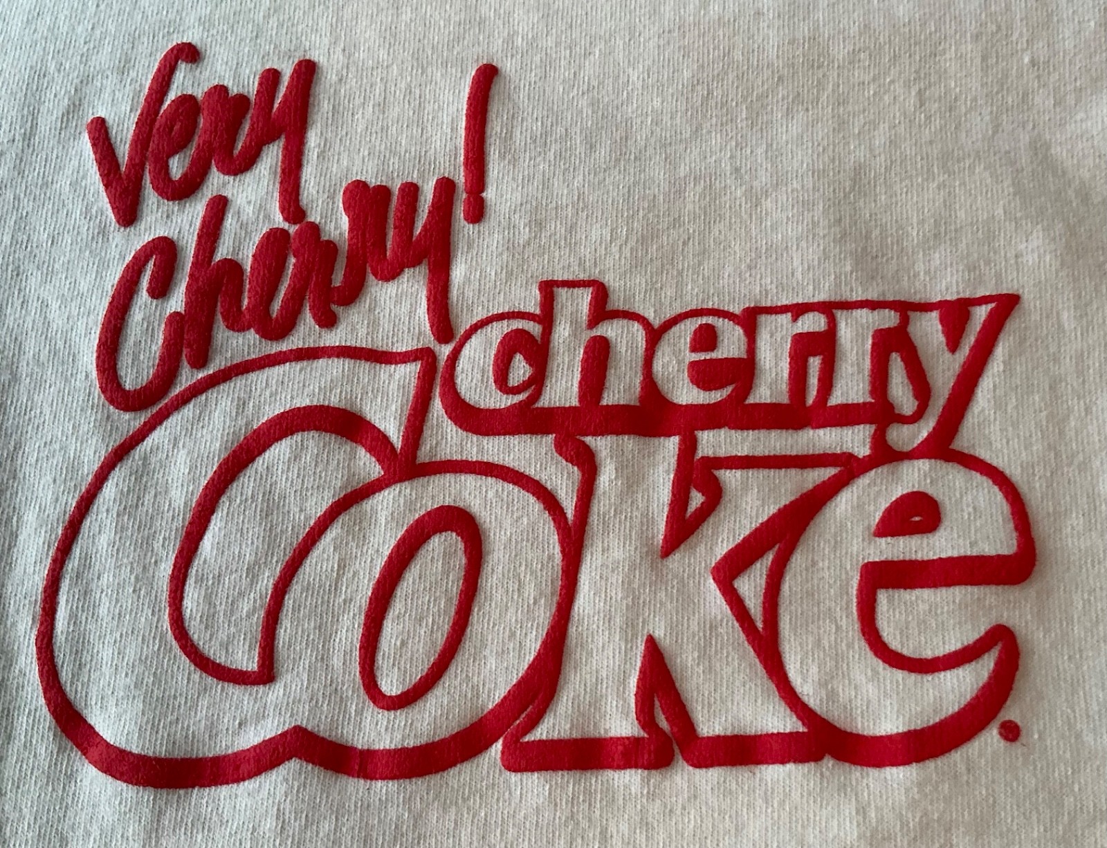 Very Cherry Coke Graphic Shirt Mens Large White gallery