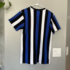 CSG T-Shirt Men’s Size Medium Striped Short Sleeve 100% Cotton Crew Neck NEW